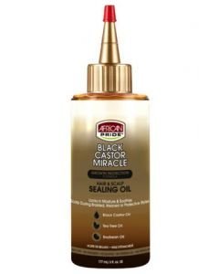 AFRICAN PRIDE - BLACK CASTOR MIRACLE - HAIR &amp; SCALP SEALING OIL 6OZ