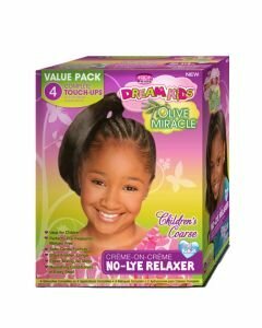 AFRICAN PRIDE - DREAM KIDS OLIVE MIRACLE - RELAXER KIT SUPER 4 TOUCH UP
