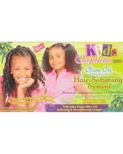 AFRICA BEST - KIDS ORGANIC- OLIVE TEXTURIZING SOFTENING KIT