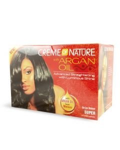 CREME OF NATURE - ARGAN OIL RELAXER KIT SUPER