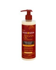 CREME OF NATURE - ARGAN OIL PURE LICIOUS CO-WASH 12OZ