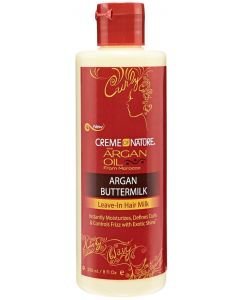 CREME OF NATURE - ARGAN OIL LEAVE IN ARGAN BUTTER MILK 8OZ