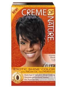 CREME OF NATURE -  GEL CLR ARGAN INTENSE BLACK 1.0