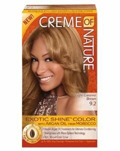 CREME OF NATURE - GEL CLR ARGAN LIGHT CARAMEL BROWN 9.2