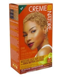 CREME OF NATURE -  LIQUID HAIR COLOR LIGHT GOLDEN BLONDE C42