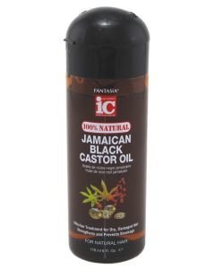 FANTASIA IC - HAIR POLISHER JAMAICAN BLACK CASTOR OIL SERUM 6OZ