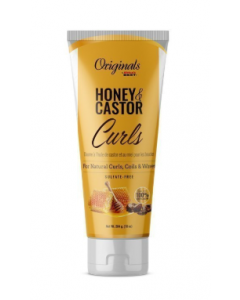 AFRICA BEST- ORIGINALS -HONEY &amp; CASTOR CURLS CREME 10OZ