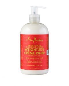 SHEA MOISTURE - FRUIT FUSION WEIGHTLESS CREME RINSE CONDITIONER 13OZ