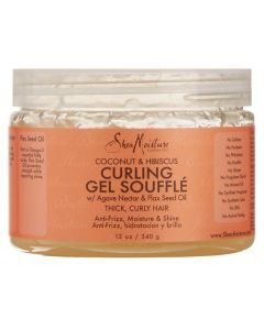 SHEA MOISTURE - COCONUT &amp; HIBISCUS CURLING GEL SOUFFLE 12OZ