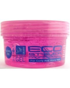 ECO STYLE -  STYLING GEL CURL &amp; WAVE 8OZ PINK