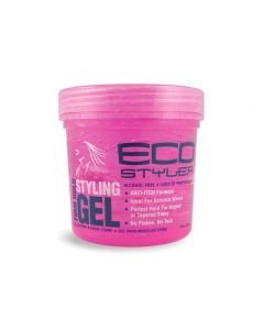 ECO STYLE - STYLING GEL CURL &amp; WAVE 24OZ PINK