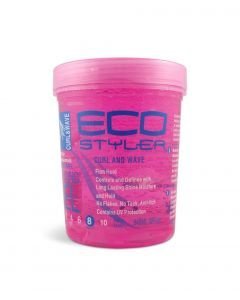 ECO STYLE -  STYLING GEL CURL &amp; WAVE 32OZ PINK
