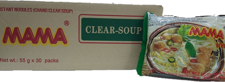 MAMA INSTANT RIJSTNOEDELS CLEAR SOUP 30X55GR