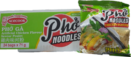 OH RICEY INSTANT PHO GA  RIJSTNOEDELS KIP 24X71GR