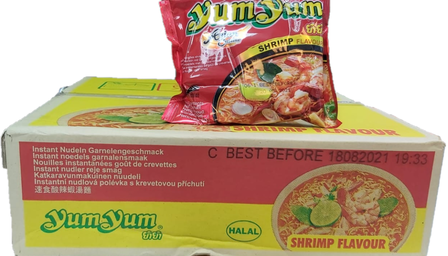 YUMYUM SHRIMP INSTANT NOODLES 30X60GR