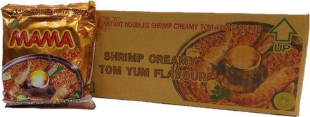 MAMA INST. NOODLES CREAMY TOMYUM FLAVOUR 30X55GR