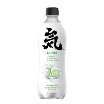 GENKI FOREST SPARKLING WATER CUCUMBER FL.480ML