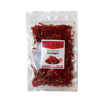 DRIED CHILLISTRIPS 50GR