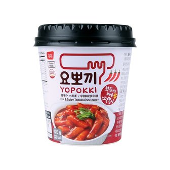 TOPOKKI CUP RICECAKE HOT &amp; SPICY 140GR