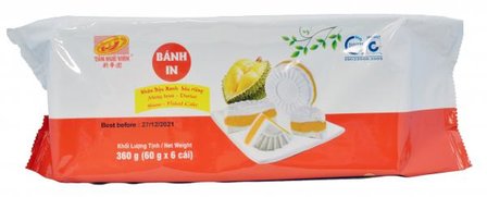 BANH IN CAKE MUNG BEAN DURIAN 360GR