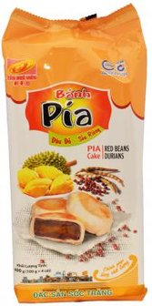 PIA CAKE DURIAN RED BEAN 400GR