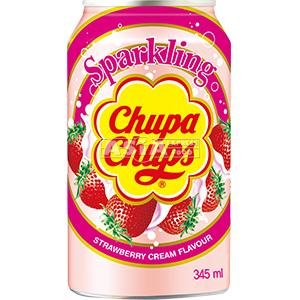 CHUPA CHUPS STRAWBERRY CREAM FLAVOUR