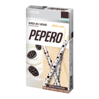 (LOTTE) WHITE COOKIE PEPERO 32GR