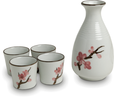 SAKURA SAKESET 5pcs