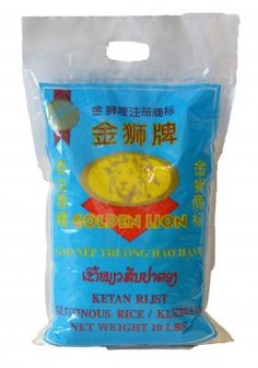 (GOLDEN LION) KETAN RIJST 10LBS