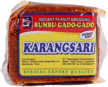 (KARANG SARI) BUMBU GADO GADO PEDAS 180GR