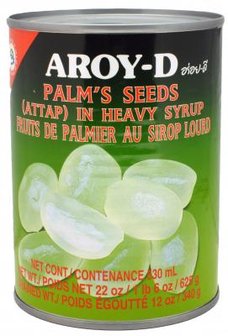 AROY-D PALM SEEDS IN SYRUP 625GR