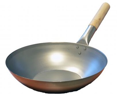 IRON WOK PLAT/HANDLE 12&#039;&#039;X8CM