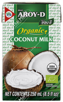 AROY-D ORGANIC COCONUT MILK 250ML