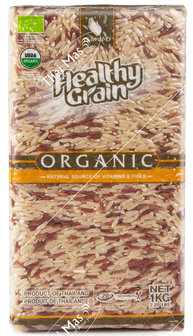 ORGANIC BROWN RED CARGO RICE 1KG