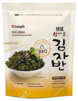 SEMPIO CRISPY SEAWEED SNACK BBQ 50GR