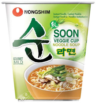 NONG SHIM CUP SOON VEGGIE RAMYUN 67GR