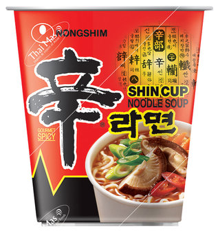 (NONG SHIM) INST.CUP NOODLE SHIN RAMYUN 68GR