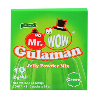 (MR.WOW) GULAMAN GREEN JELLY POWDER 24GR