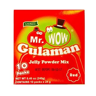 (MR.WOW) GULAMAN RED JELLY POWDER 10X24GR