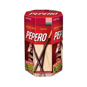(LOTTE) PEPERO CHOCO BISCUIT STICKS 180GR