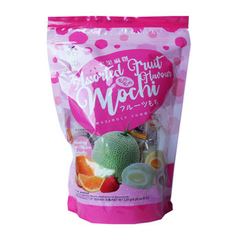 LL MOCHI ASSORTED FRUIT FLAVOUR 120GR BAG