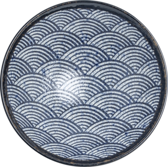 EDO JAPAN - JAPANSE GOLF SCHAAL O/24,5CM|H7,5CM