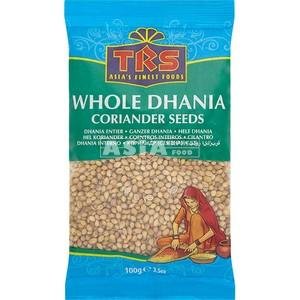 TRS WHOLE DHANIA CORIANDER SEEDS 100GR