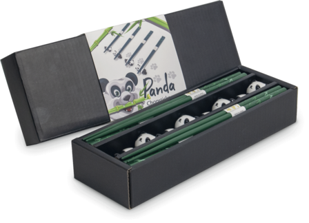 PANDA - EETSTOKJES SET  4PERS