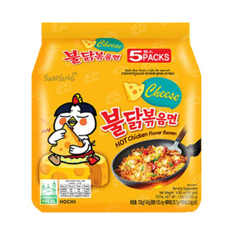 SAMYANG HOT CHICKEN RAMEN CHEESE 8X(5X140GR)