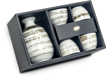 EDO JAPAN-  SAKE SET 5PCS