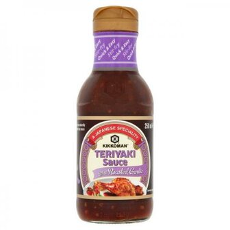 KIKKOMAN TERIYAKI GARLIC 250ML