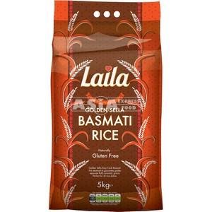 LAILA GOLDEN SELLA BASMATI RIJST 5KG