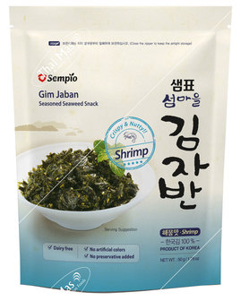 SEMPIO CRISPY SEAWEED SNACK SHRIMP 50GR