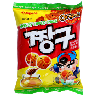 KR CHANG SU-HONEY FLAV. DIPPED SNACK